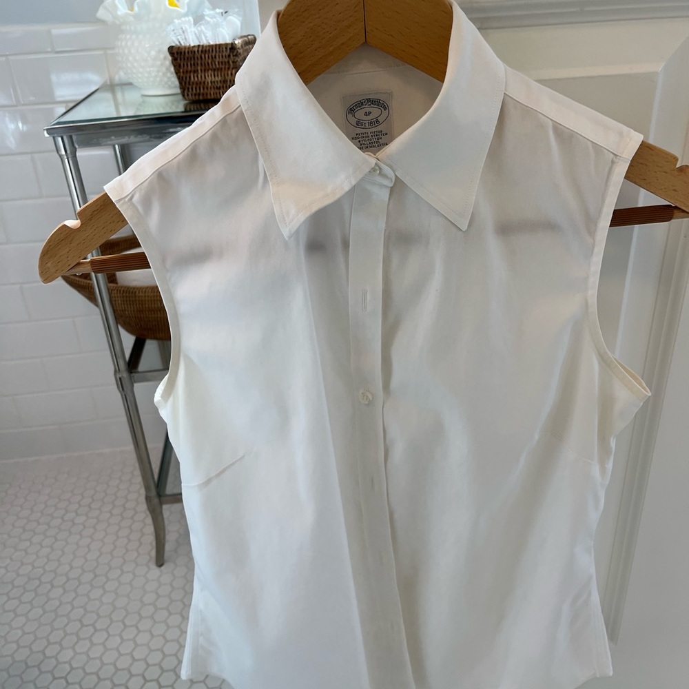 Brooks Brothers White Non-Iron Shirt 4P